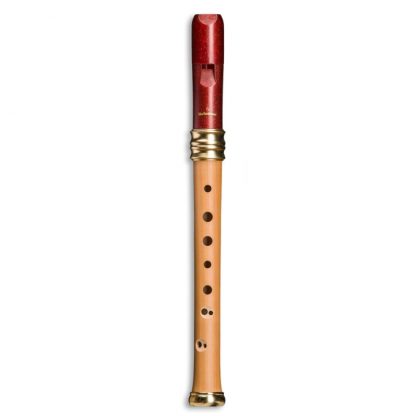 Mollenhauer 1119R Dream Recorder Soprano in wood and red plastic