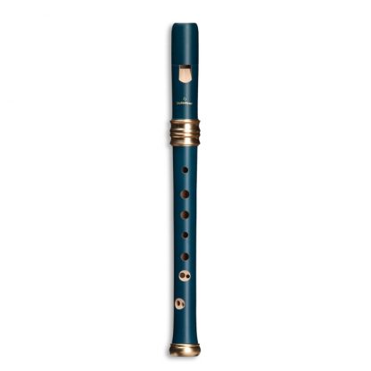 Mollenhauer 4119B Dream Recorder Soprano in wood painted blue